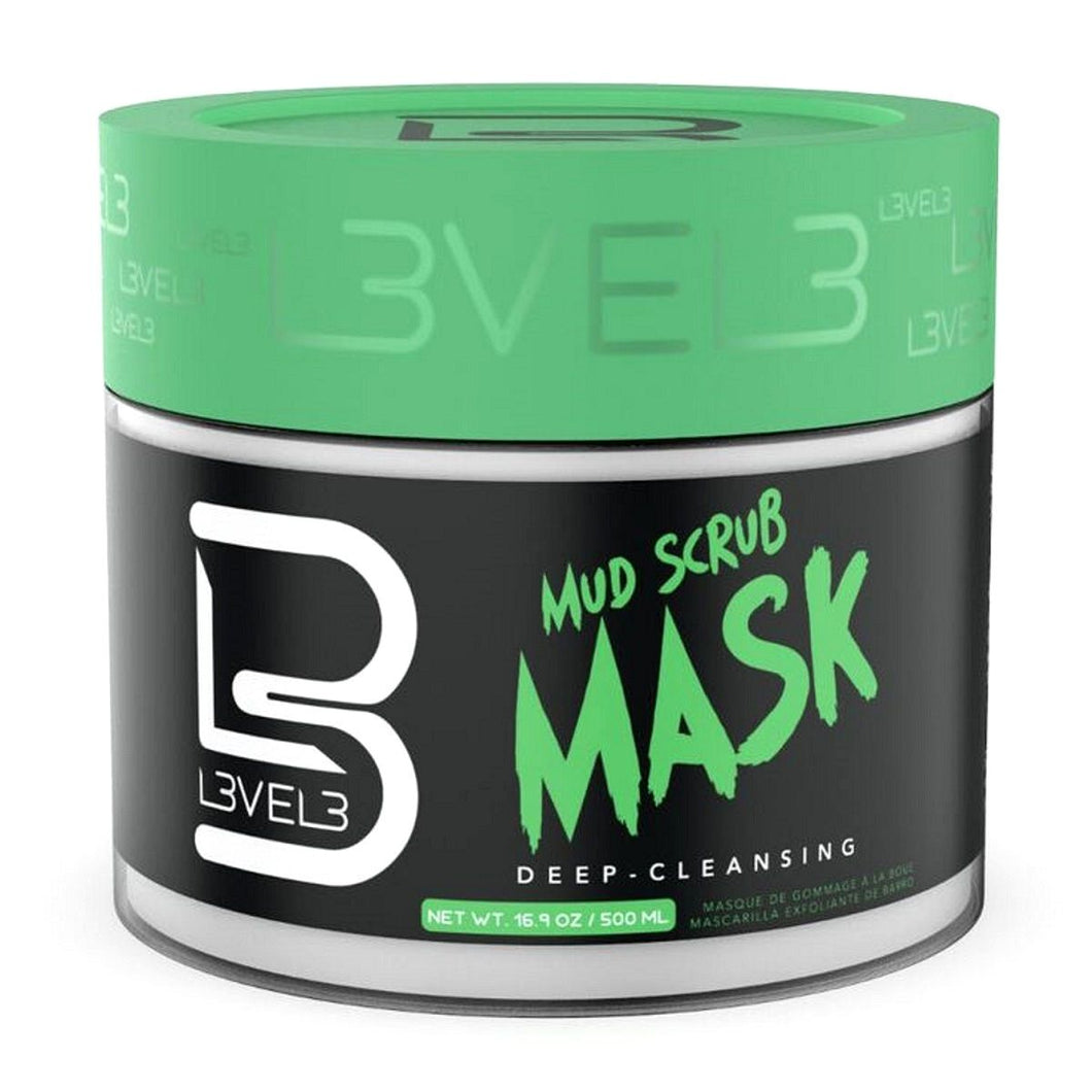 Level  3 Mud Facial Scrub Mask 16.9 oz