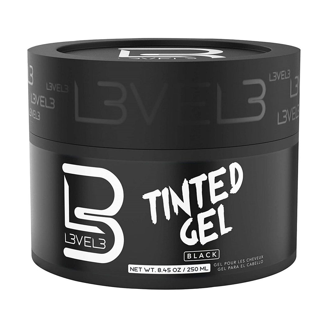 Level 3 Tinted Hair Gel - Black 8.45 oz