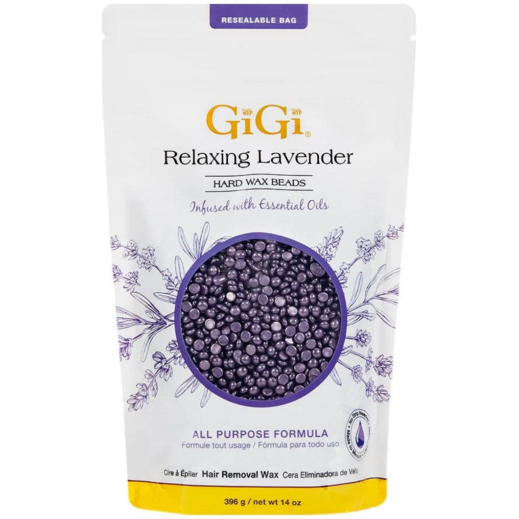GiGi Relaxing Lavender Hard Wax Beads 14 oz