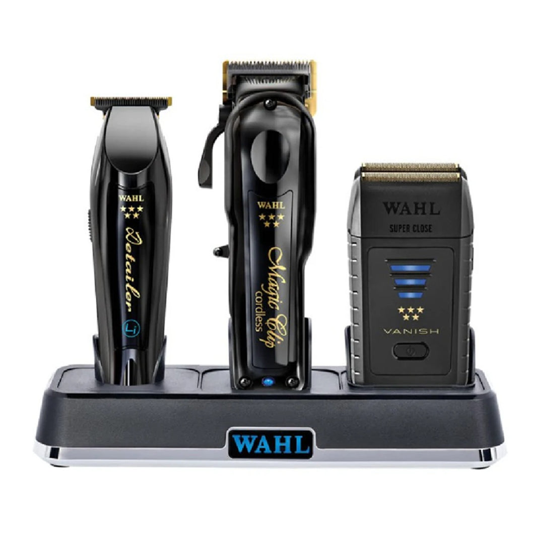 Wahl Cordless Barber,Vanish Shaver Set + Power Station