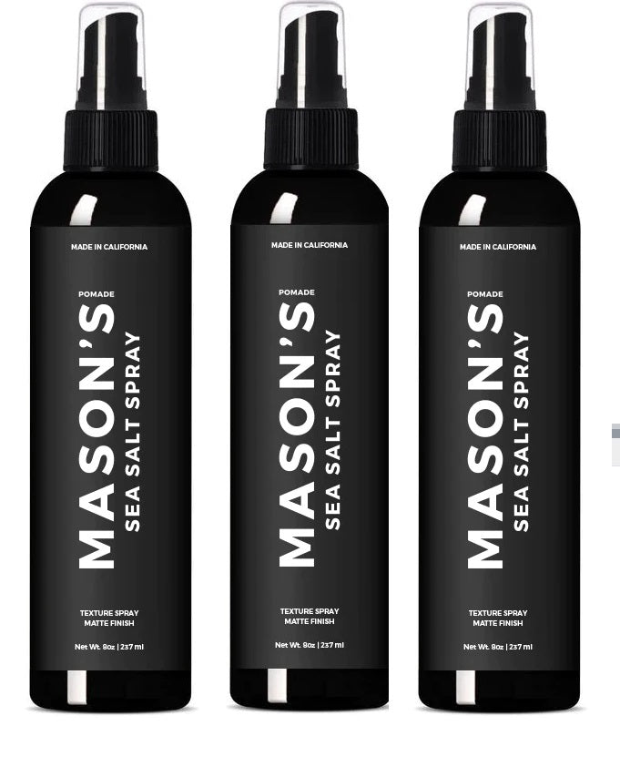 Mason's Pomade Sea Salt Spray 8oz 3 Pack