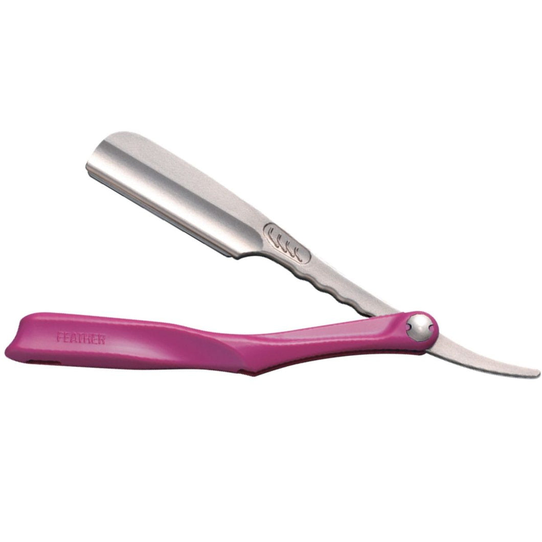 Jatai Feather Artist Club SS Folding Razor - Fuchsia