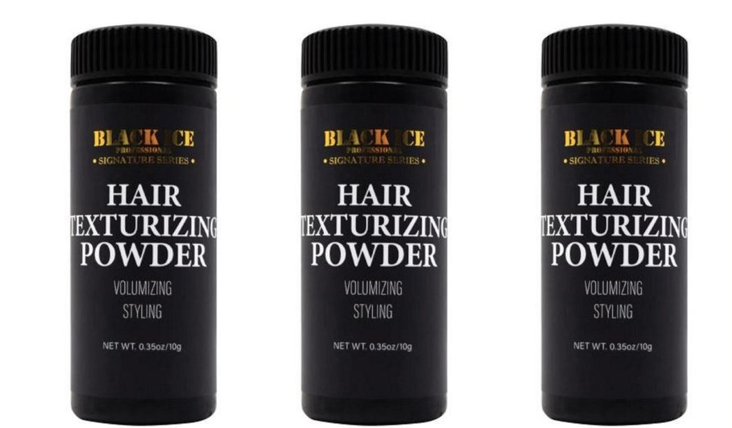 Black Ice Signature Series Hair Texturizing Powder 0.35 3 Pack