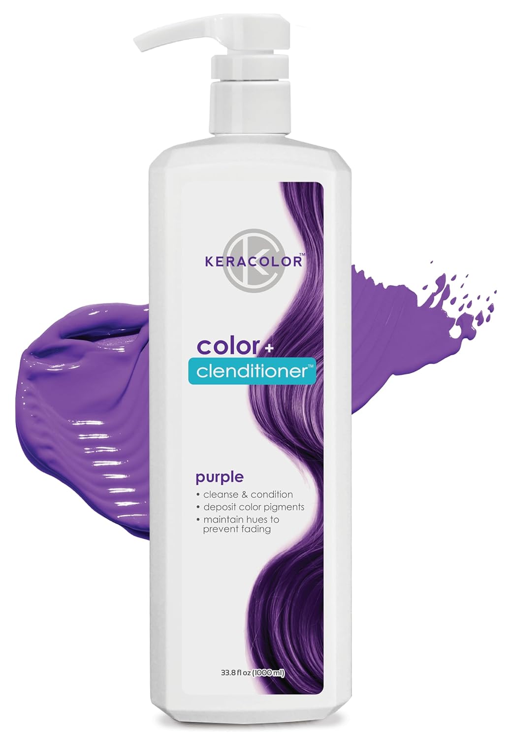 Keracolor Color + Clenditioner Purple Color 33.8oz