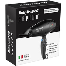 Load image into Gallery viewer, BaBylissPRO Rapido Dryer Black
