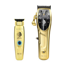 Load image into Gallery viewer, Stylecraft Gold  Saber Cordless Clipper and Trimmer Duo
