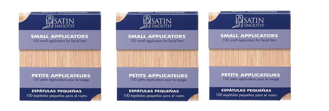 Satin Smooth  Small Applicators 100 pk  Pack of 3