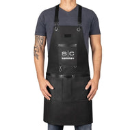 StyleCraft x Gamma+ Black Barber Apron SCGPBA