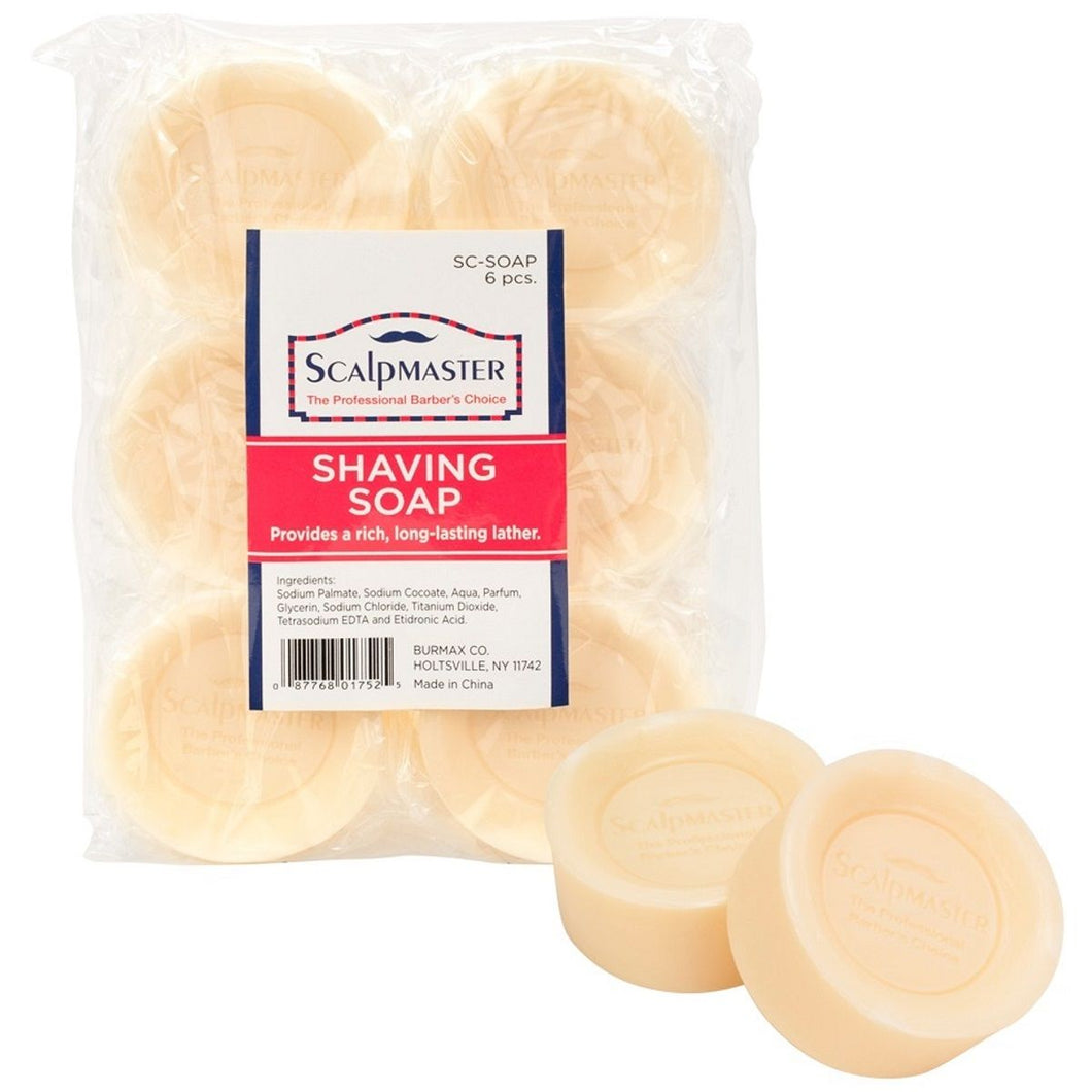 Scalpmaster Shaving Soap 1.94 oz - 6 Pack