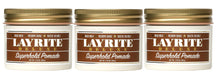 Load image into Gallery viewer, Layrite SuperHold Pomade 4oz 3Pack
