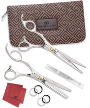 Load image into Gallery viewer, Olivia Garden SilkCut 6.5 &quot; Shear and Thinner Set Lefty
