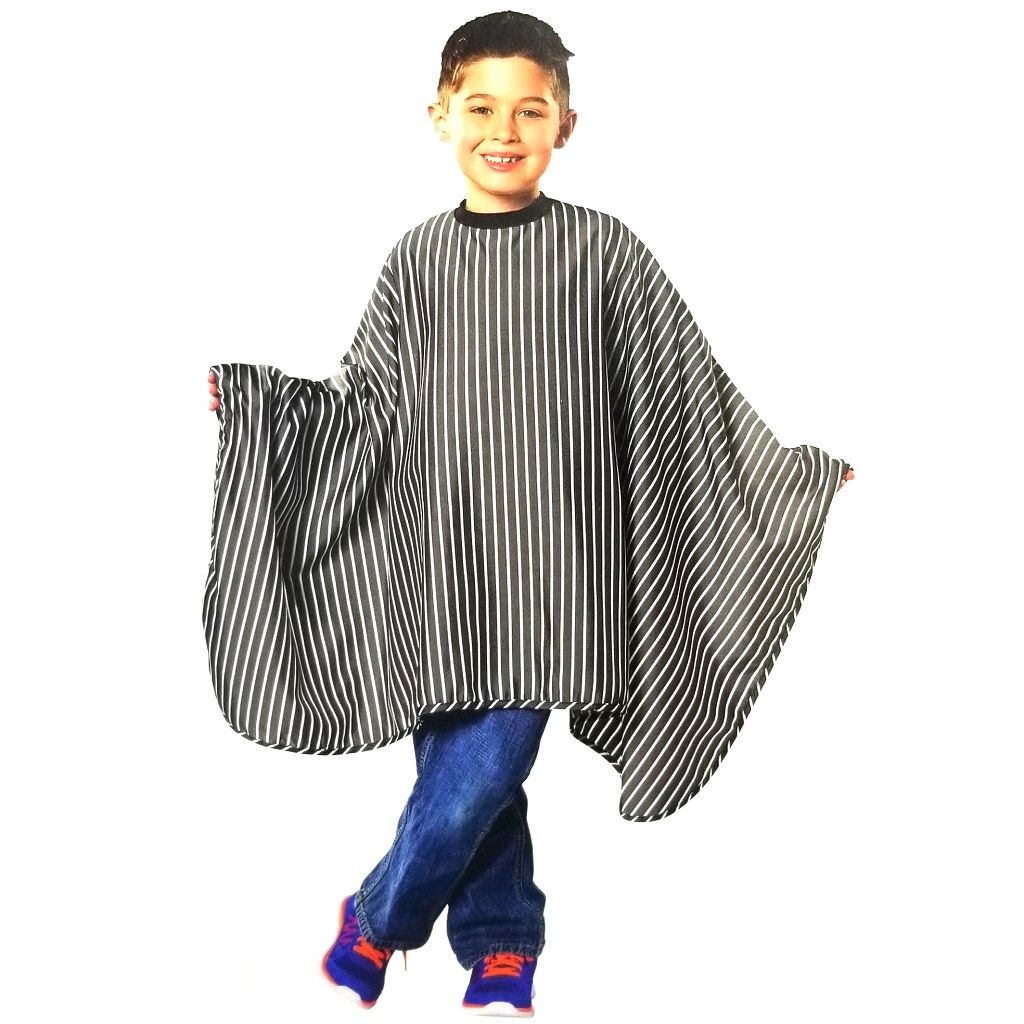 Scalpmaster Kids Striped Barber Cape