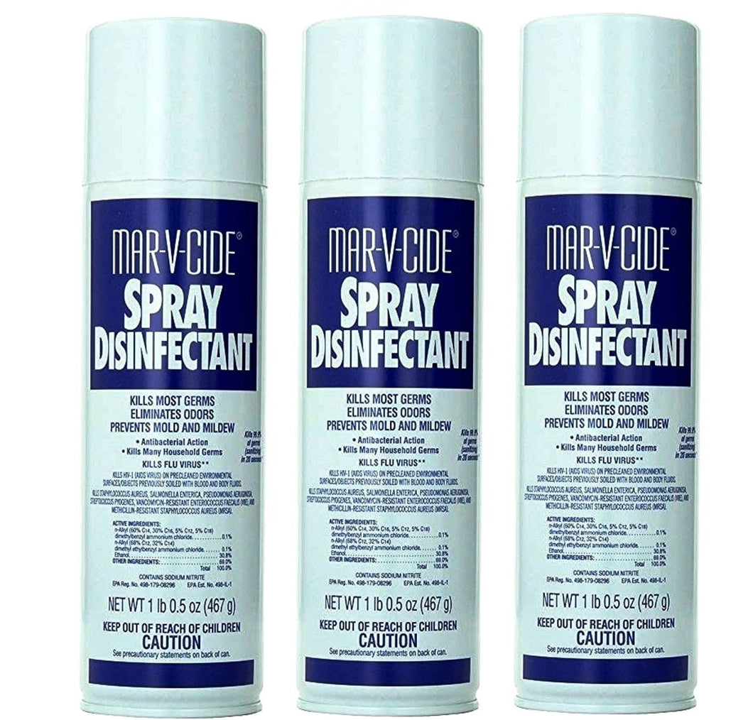 Marvy Mar-V-Cide Spray Disinfectant 16.5 oz Pack of 3