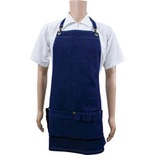 Load image into Gallery viewer, Vincent Denim Apron Indigo VT2334
