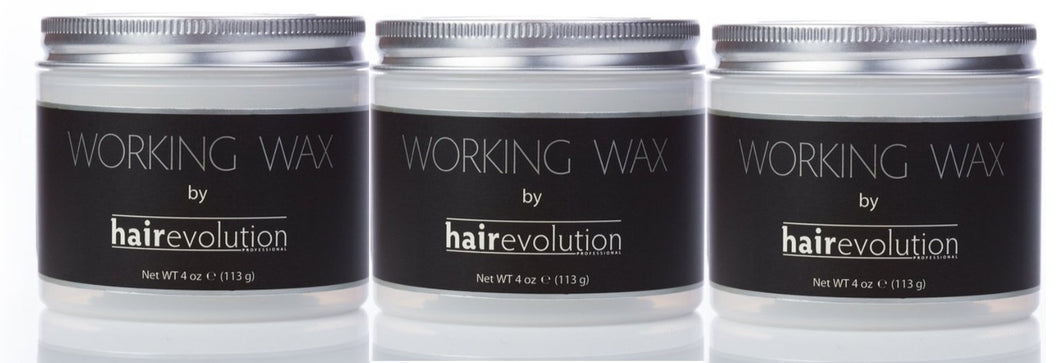 Hair Evolution Working Wax 4 oz 3Pack