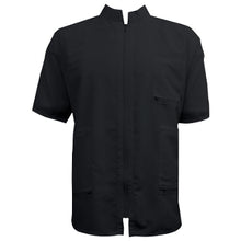 Load image into Gallery viewer, Vincent China Collar Barber Jacket - Black
