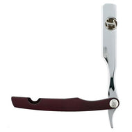 Irving Barber Company Chrome/Brandy Razor