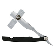 Irving Barber Company Chrome/Matte Black Razor