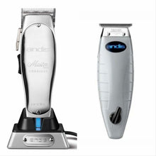 Load image into Gallery viewer, Andis Cordless Master Clipper and Cordless T Outliner Trimmer Set
