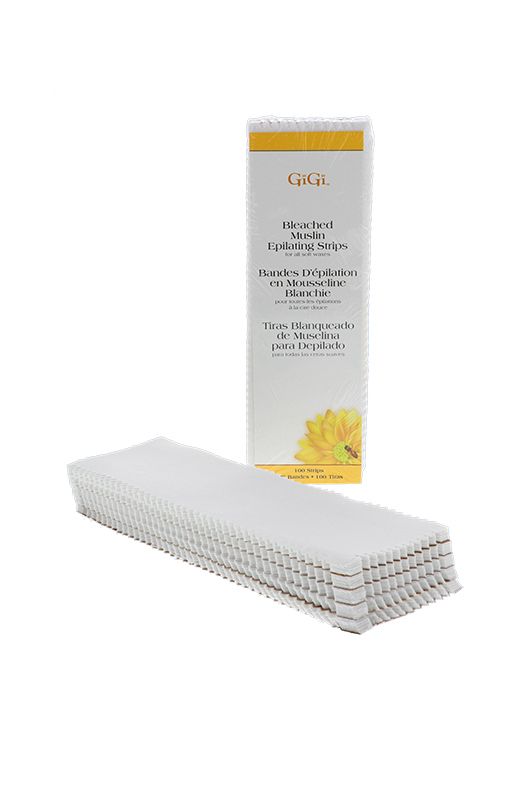 GiGi Bleached Muslin Epilating Strips Large 3