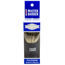 Load image into Gallery viewer, Master Barber Platinum Shave Brush
