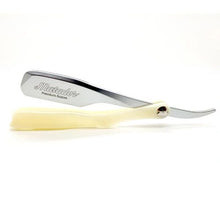 Load image into Gallery viewer, Matador Premium Beige Handle Shavette Razor
