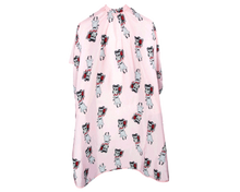 Load image into Gallery viewer, Suavecito Kids Mascot Club Pink  Barber Cape
